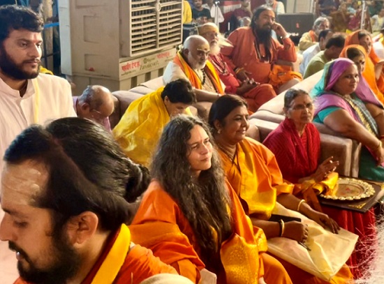 Celebration of the centennial birth anniversary of Srhee Srhee Shankaracharya Swaroopananda Saraswathi Maharaj in Madhya Pradesh, India